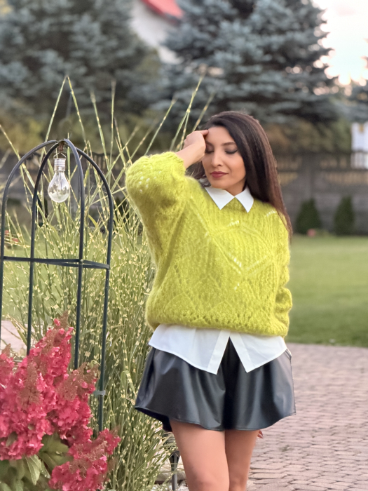 Bluza din mohair perforata [7]