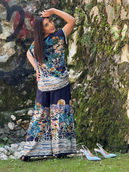 Bluza din vascoza 100% cu imprimeu [5]