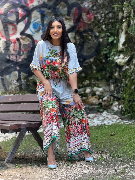 Bluza din vascoza 100% cu imprimeu [4]