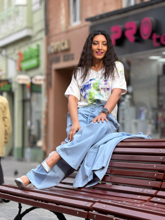 Bluza din vascoza Be Real Not Perfect [5]