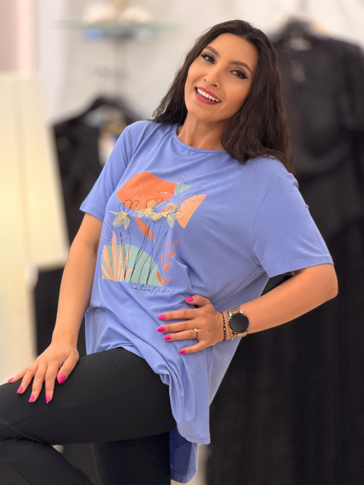 Bluza din vascoza cu flori [4]