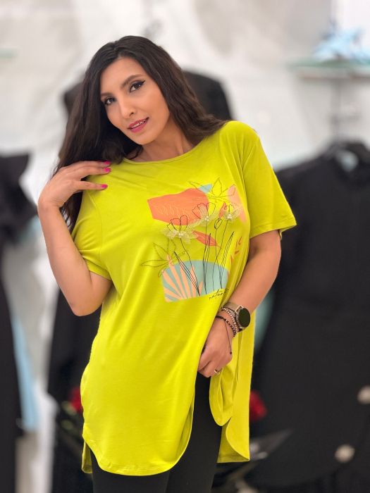 Bluza din vascoza cu flori [3]