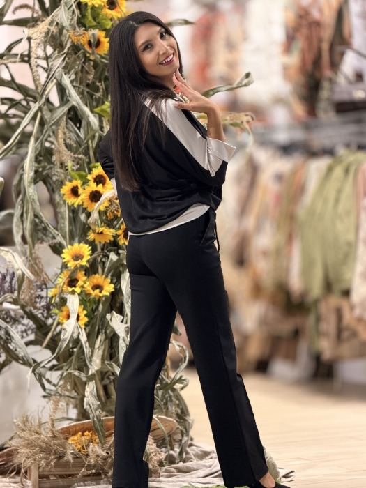 Bluza din vascoza cu flori [6]