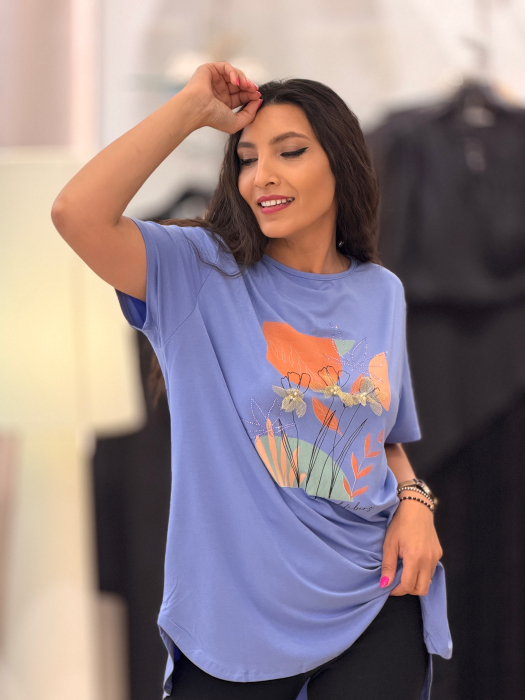 Bluza din vascoza cu flori [2]