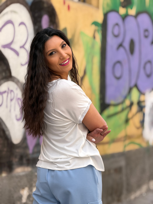 Bluza din vascoza cu floricele [4]