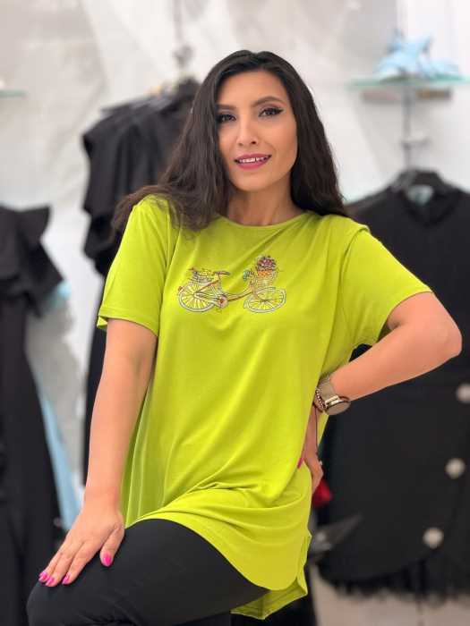 bluza din vascoza cu imprimeu bicicleta [2]