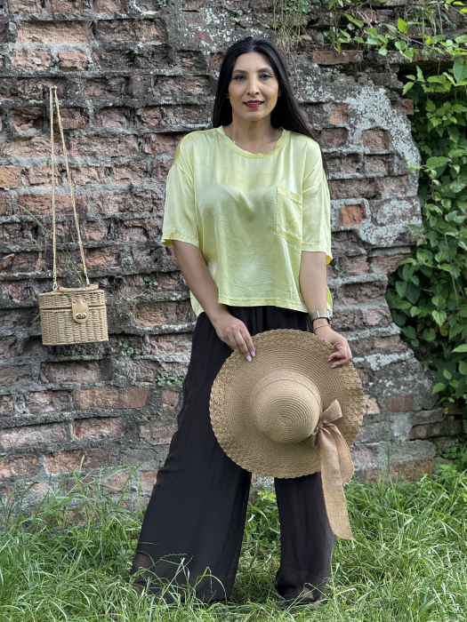 Bluza galbena cu buzunar [3]