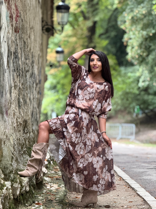 Bluza lejera cu flori [1]
