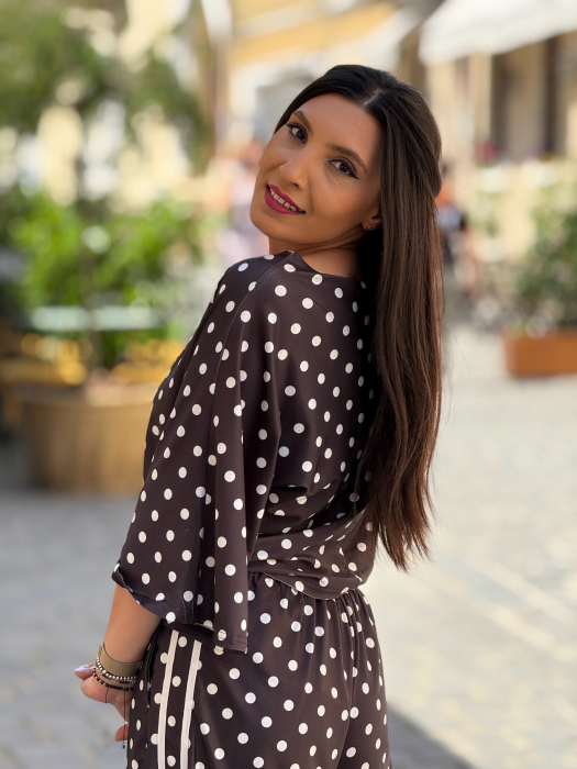 Bluza lejera cu imprimeu buline [2]