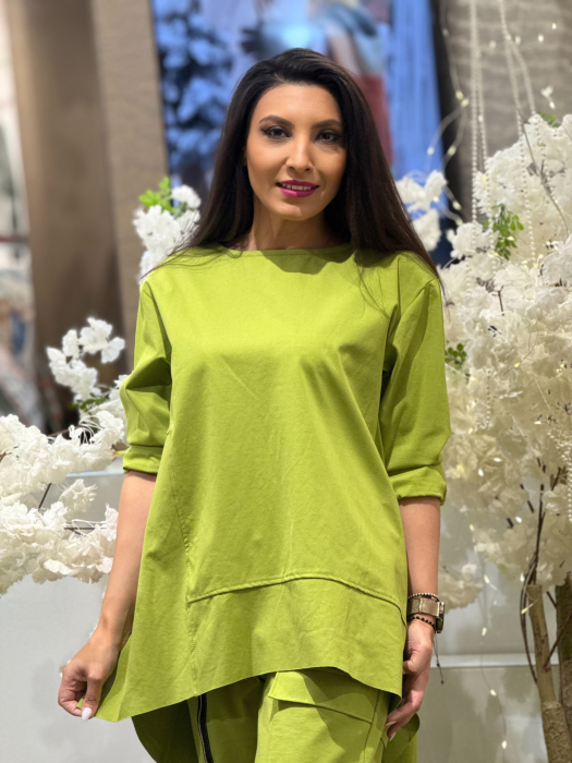 Bluza lejera cu tiv asimetric [3]