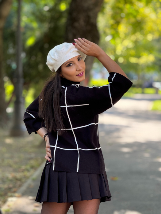Bluza mozaic tricotata [5]