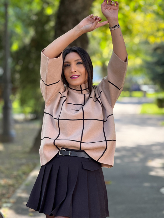 Bluza mozaic tricotata [5]