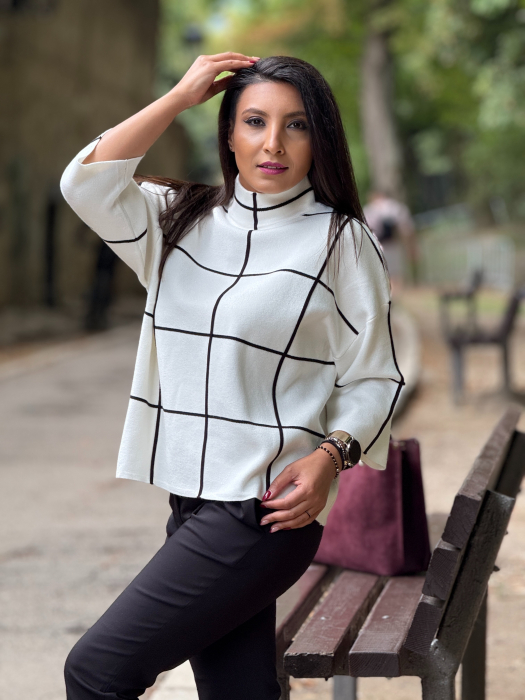 Bluza mozaic tricotata [3]