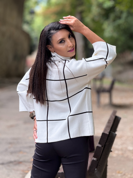 Bluza mozaic tricotata [4]