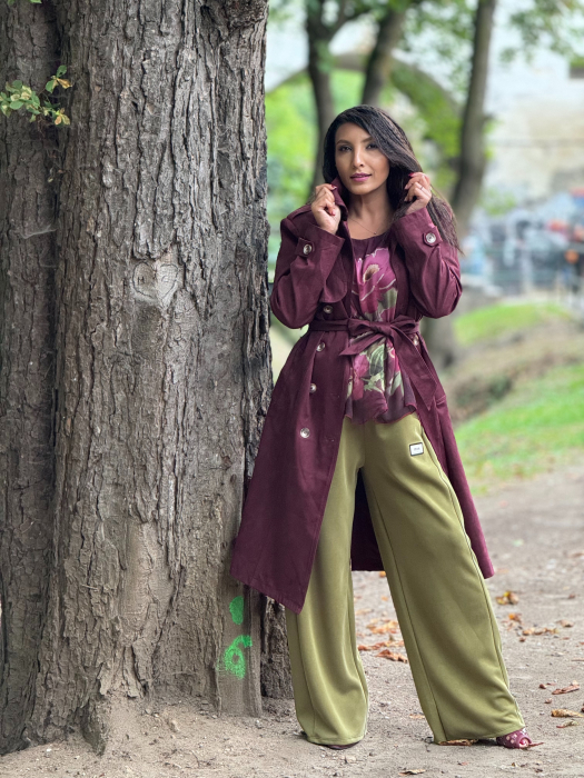 Bluza vaporoasa cu imprimeu flori [5]