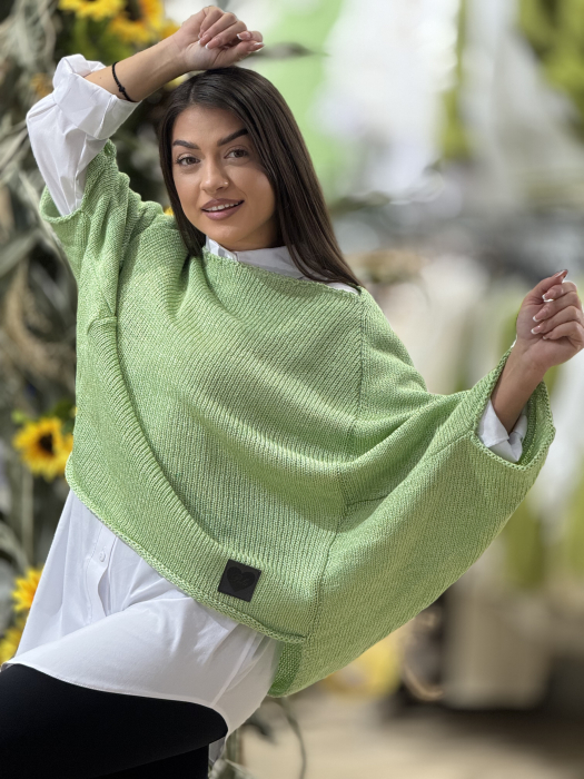 Bluza verde asimetrica [2]