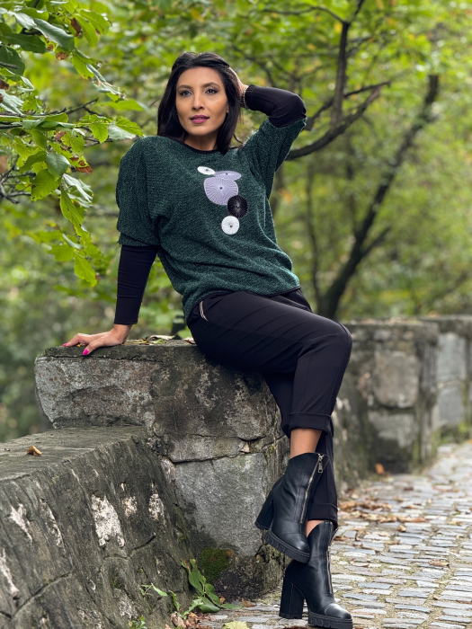 Bluza verde cu cercuri [1]