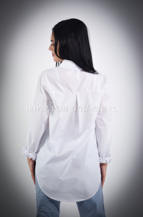 Camasa asimetrica albă [3]