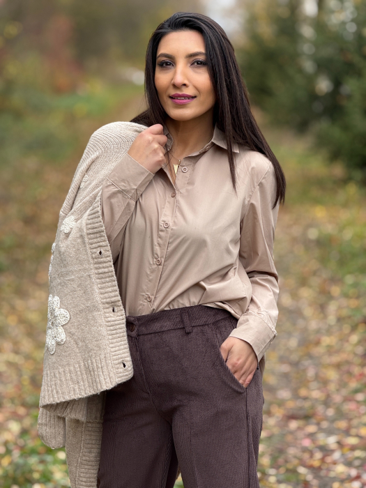 Camasa bej asimetrica [3]