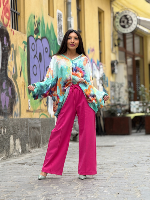 Camasa cu anchior si imprimeu floral [3]