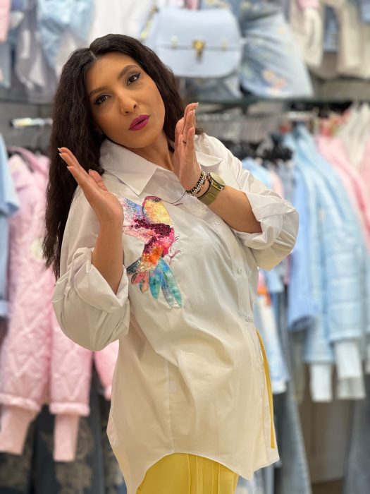 Camasa cu colibri cu paiete [3]