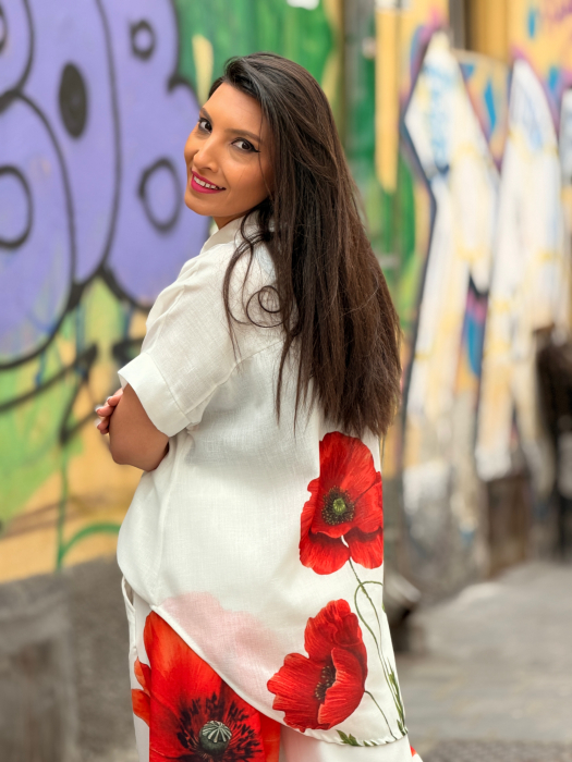 Camasa cu imprimeu maci [3]