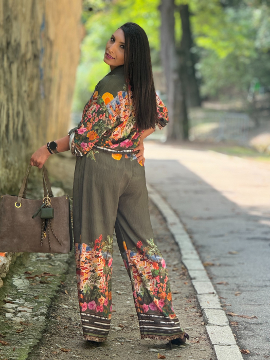Camasa lejera cu imprimeu floral [4]