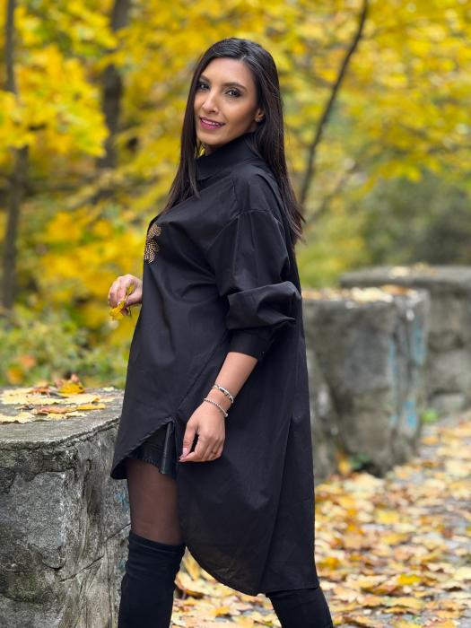Camasa my luxe cu imprimeu ursulet [4]