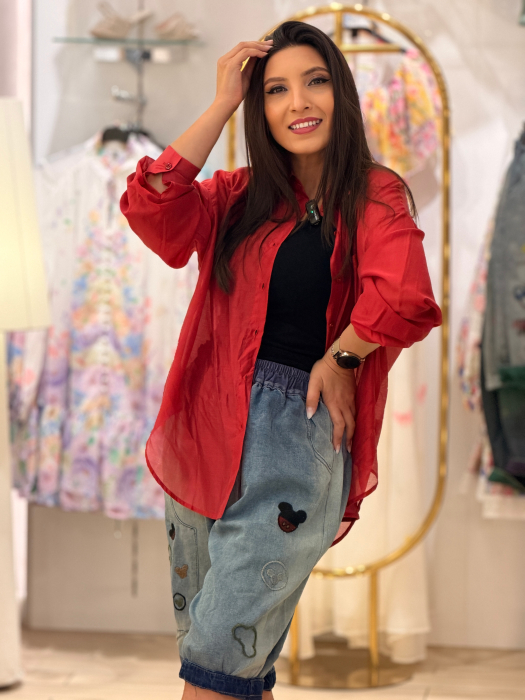 Camasa oversize din bumbac [3]