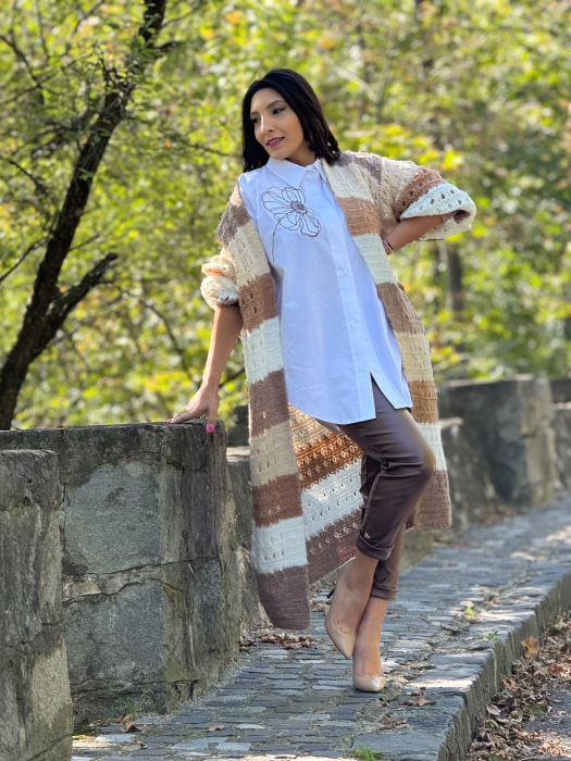 Cardigan tricotat in dungi [2]