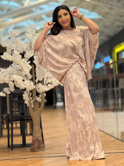 Compleu bej cu flori albe [3]