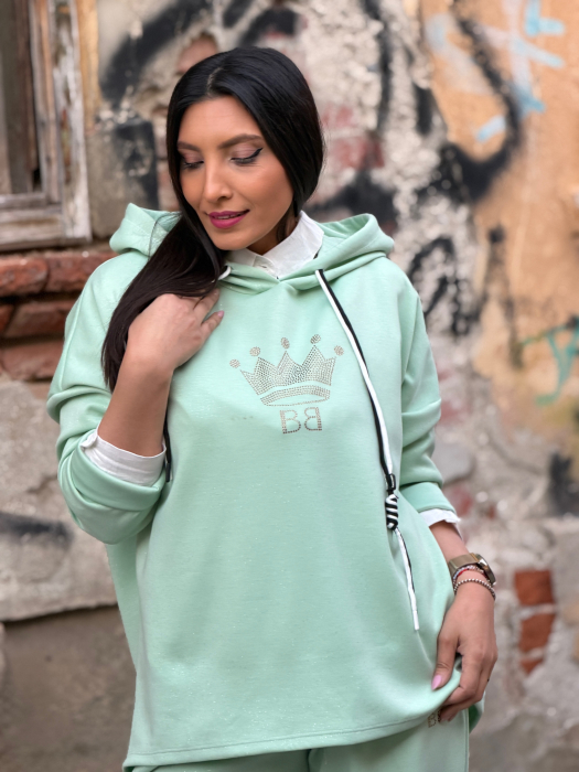 Compleu cu gluga si sclipici [7]