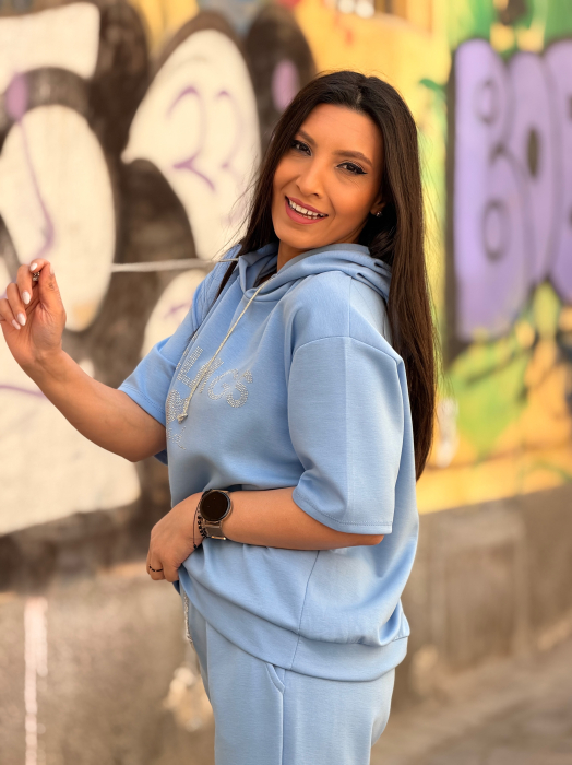 Compleu cu imprimeu strasuri [7]