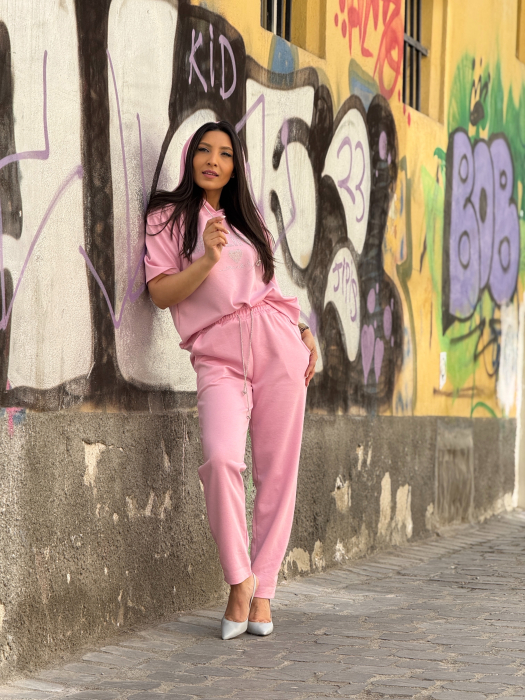 Compleu cu imprimeu strasuri [2]