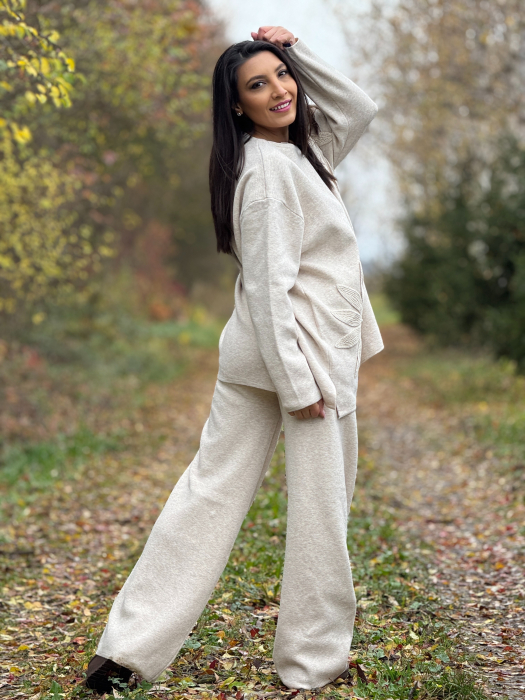 Compleu tricotat cu 2 flori [3]