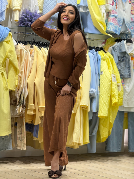 Compleu tricotat cu insertii sclipici [4]