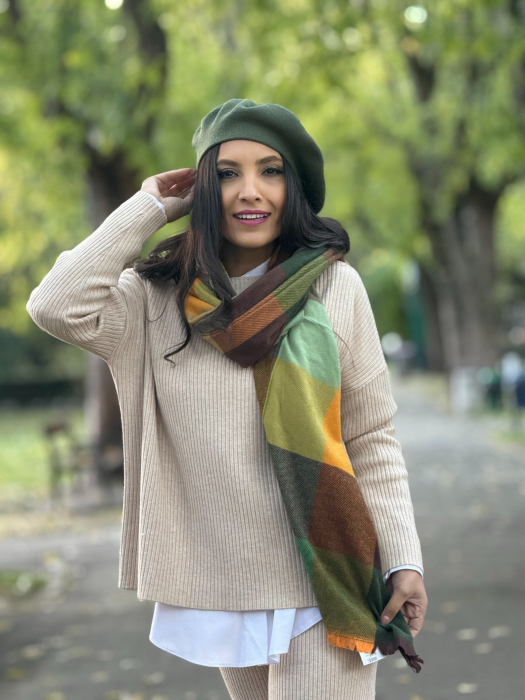 Esarfa din casmir colorata [2]