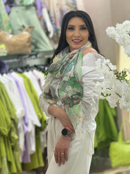 Esarfa verde picasso [2]