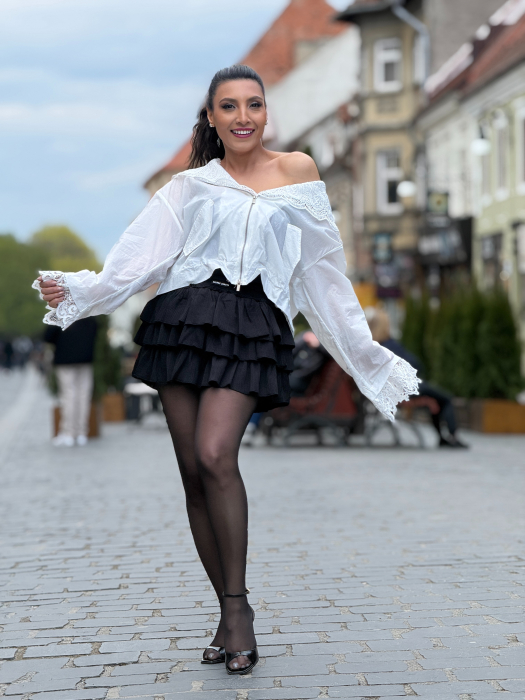 Fusta mini cu volane [3]