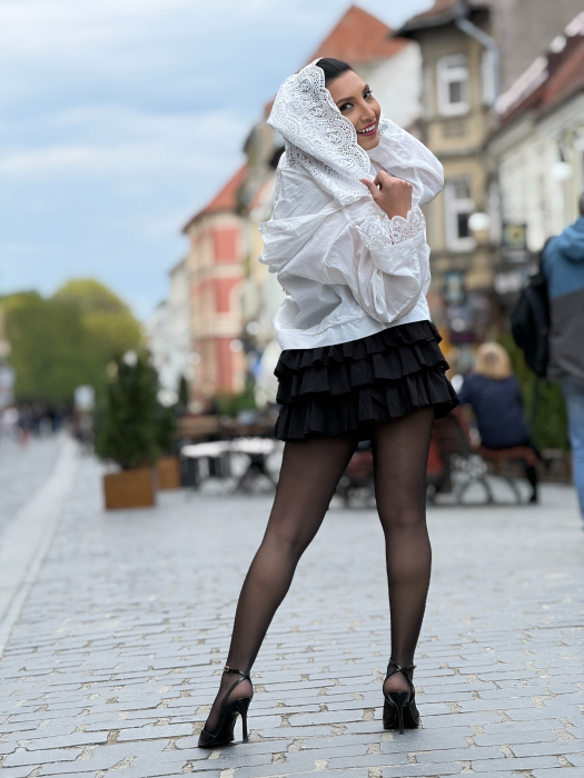 Fusta mini cu volane [4]