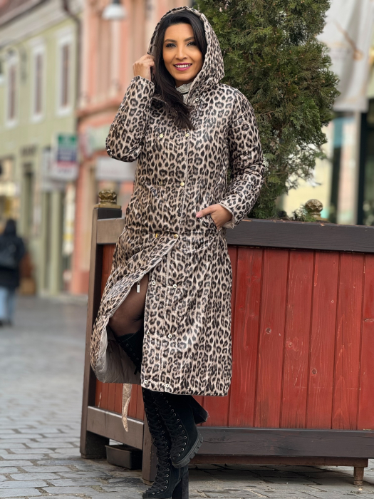 Geaca animal print cu doua fete [4]