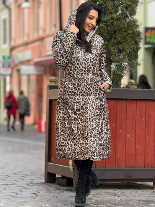 Geaca animal print cu doua fete [5]
