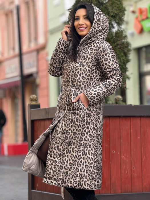Geaca animal print cu doua fete [6]