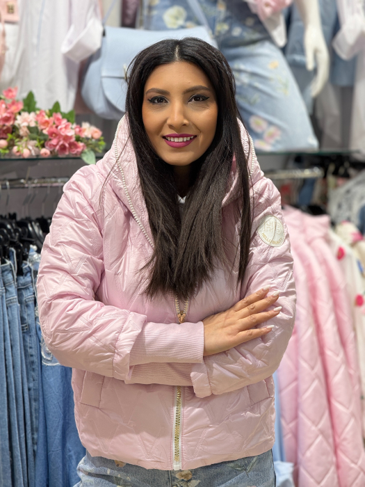 Geaca cu gluga si detaliu hello beauty [7]