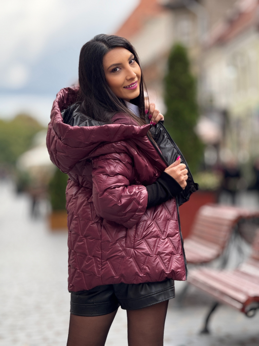 Geaca cu gluga si manseta [5]