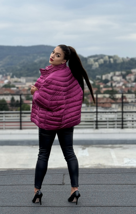 Geaca din fas cu doua randuri de capse [4]