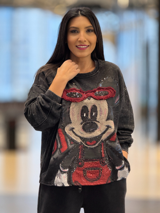 Hanorac cu imprimeu Mikey Mouse [1]