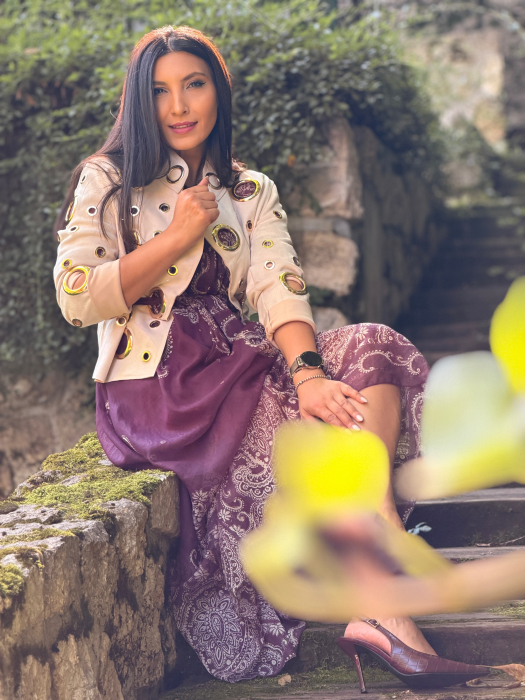 Jacheta cu cercuri metalice [3]