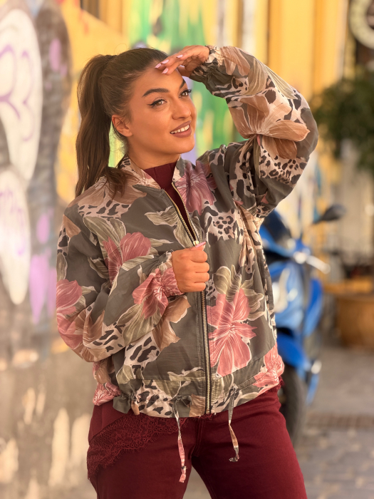 Jacheta cu flori roz [3]