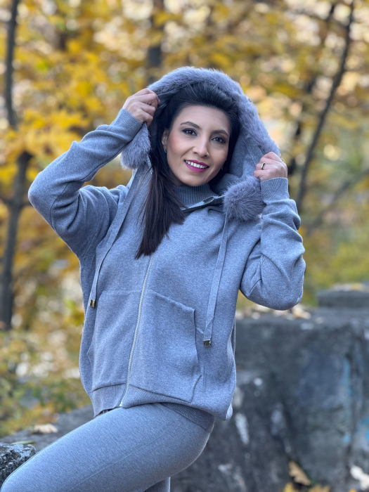 Jacheta cu gluga cu blanita [2]
